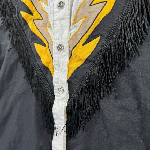 Vintage 1849 Authentic Ranchwear Size Medium Button Up Shirt Western Silver-Tip - Picture 8 of 11